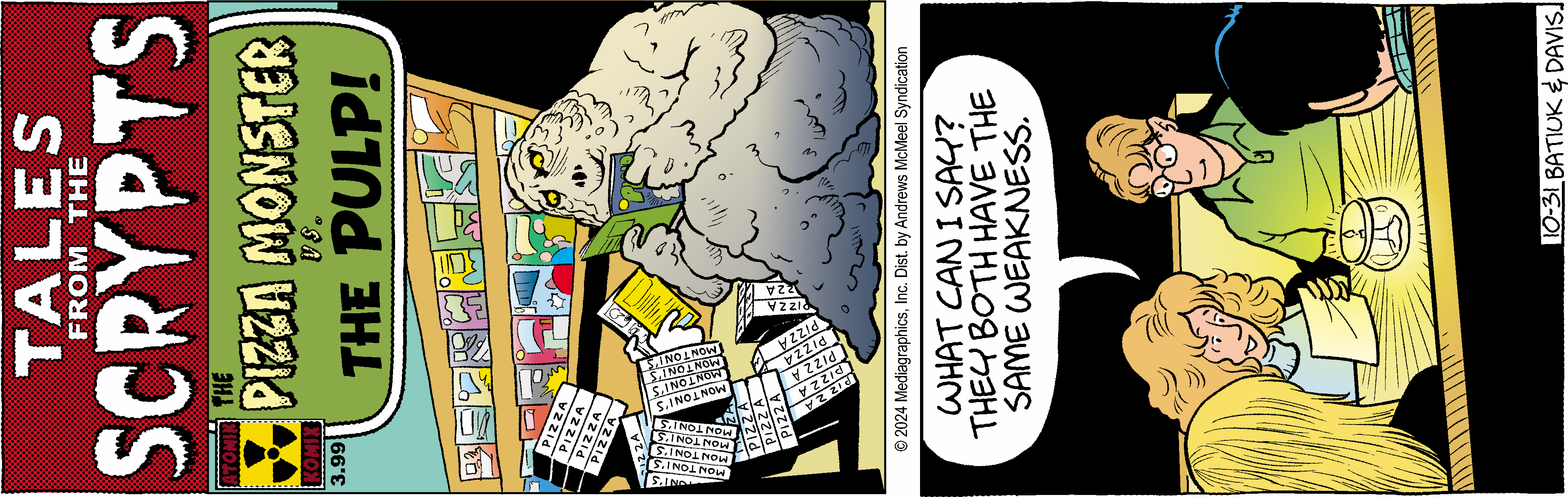 Comic strip featuring 