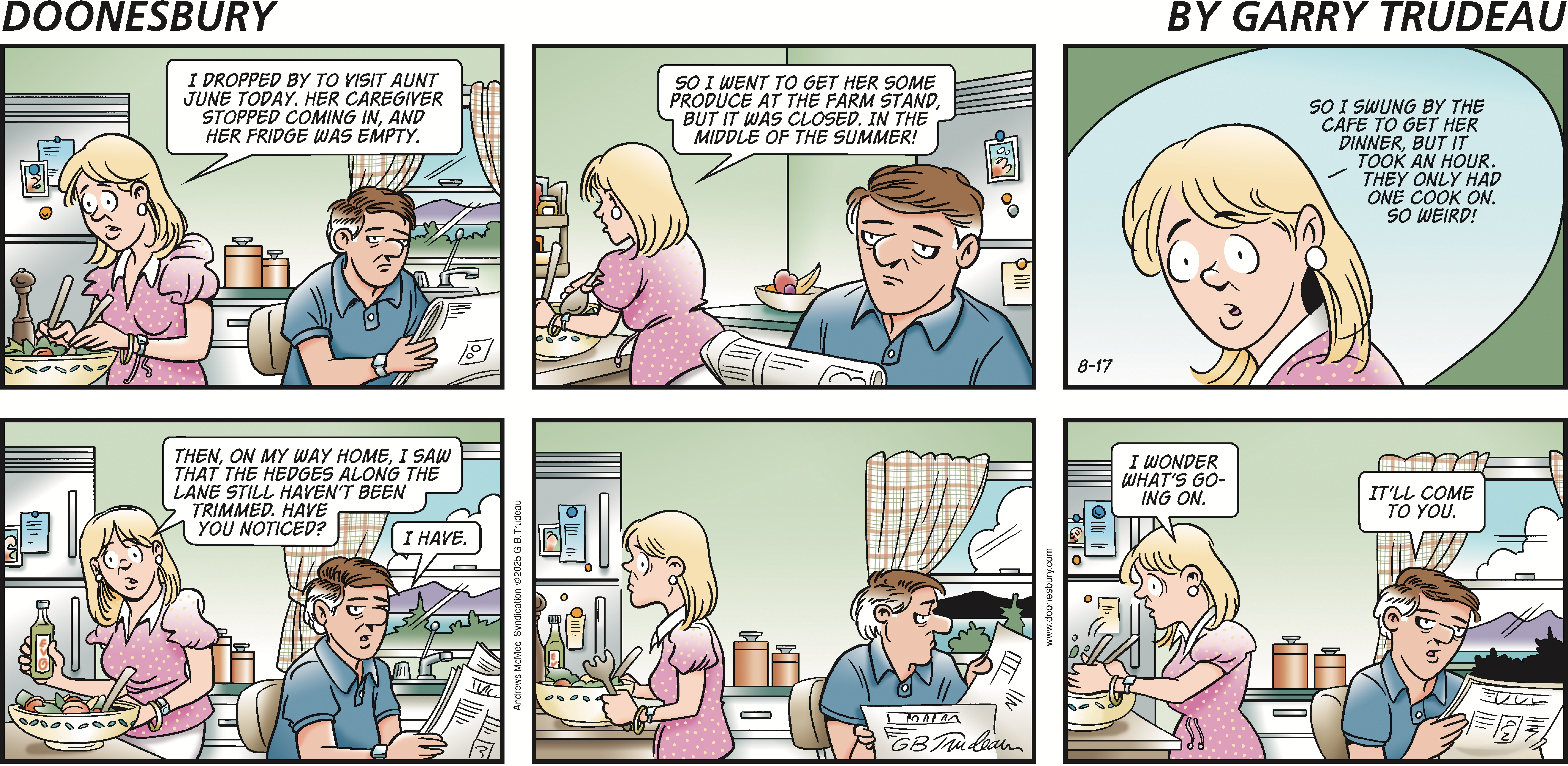 A comic strip from 