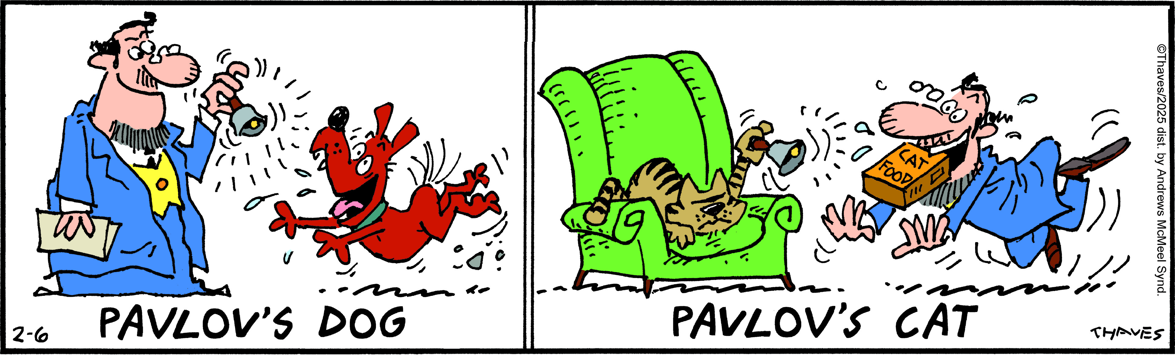 Cartoon depicting the humorous concept of 