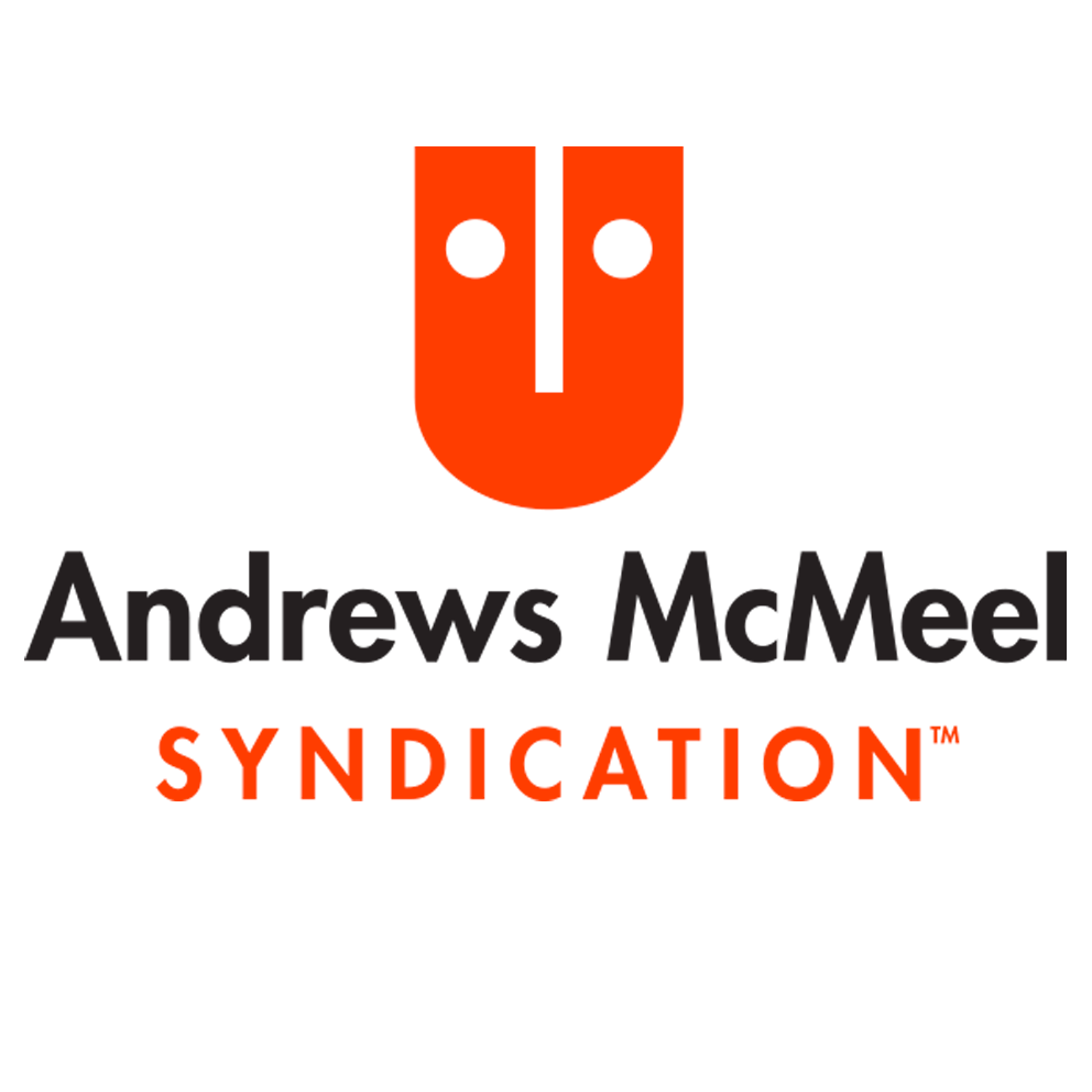 Logo of Andrews McMeel Syndication featuring a stylized letter 