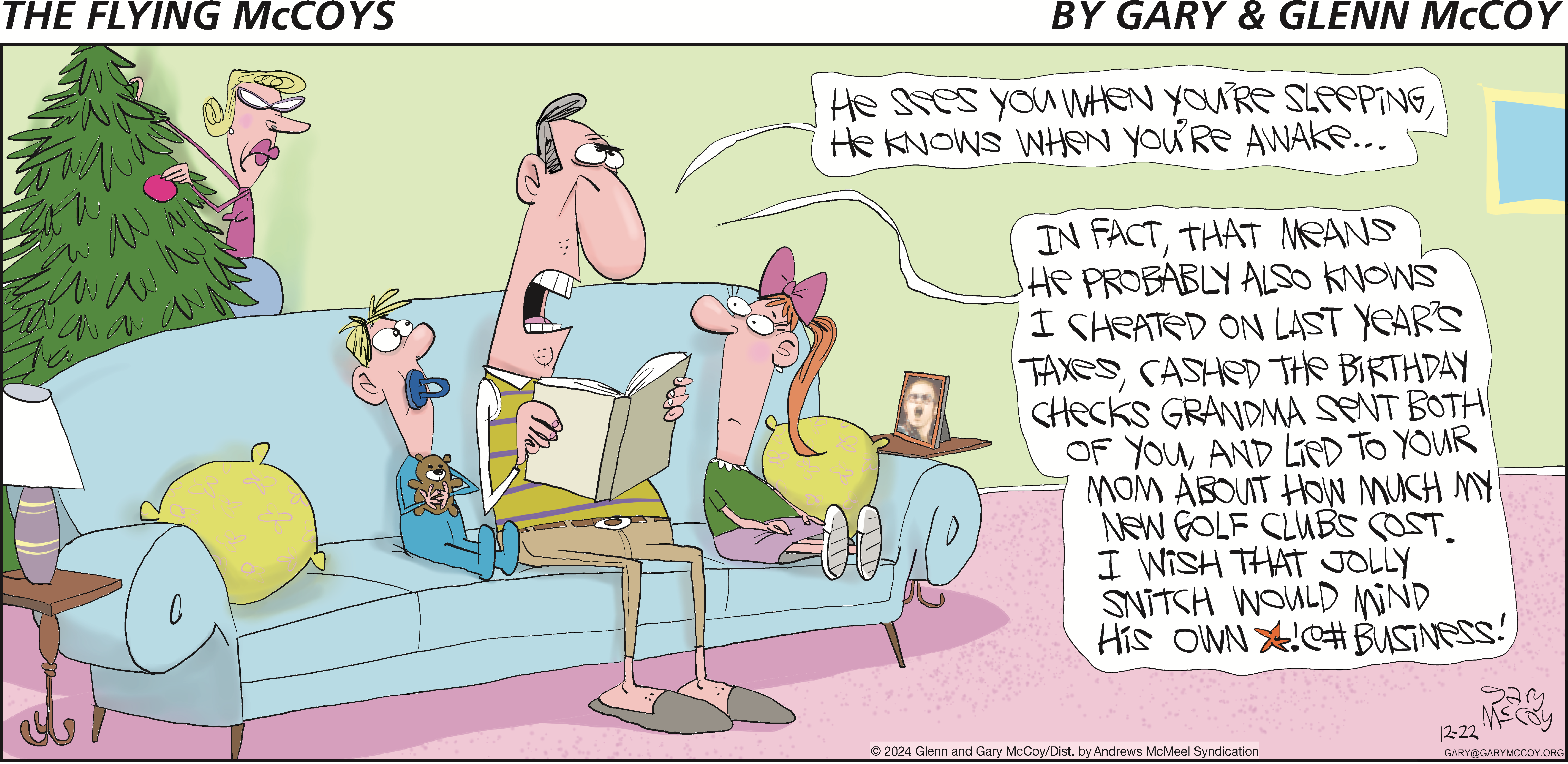 A humorous comic strip from 